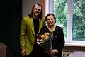 С моим педагогом Валентиной Левко в день окончания Академии им. Гнесиных...